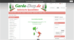 Desktop Screenshot of garda-shop2.de