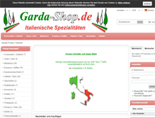 Tablet Screenshot of garda-shop2.de